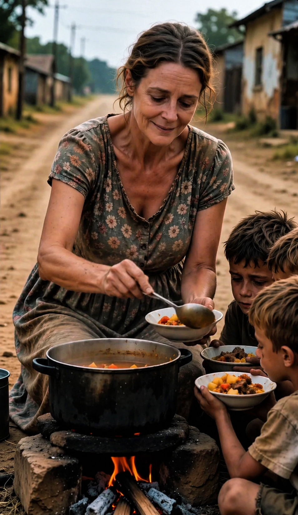 She Fed Three Hungry Boys With Nothing… Years Later, They Returned in a Way She Never Expected
