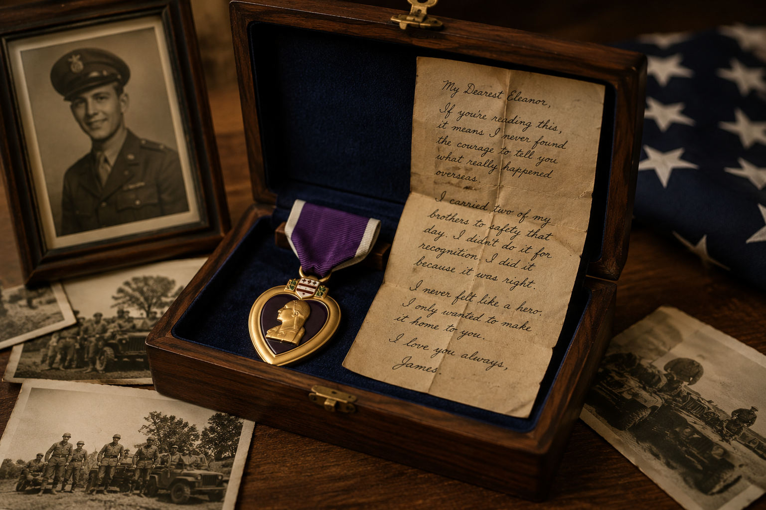 The Elderly Widow Found a Hidden Medal Inside Her Husband’s Drawer