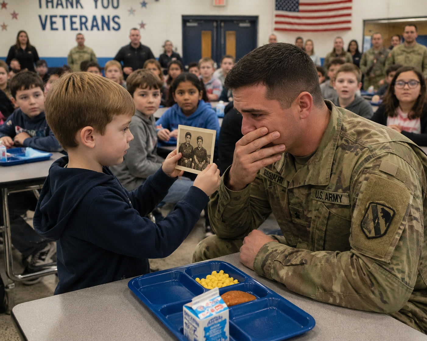 The Soldier Froze After the Little Boy Showed Him an Old Photograph