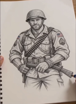The Little Girl Who Drew the Same Soldier Every Week