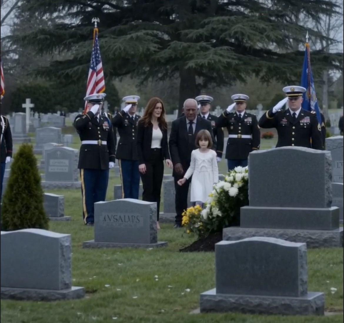 The Little Girl Walked Away From the Funeral