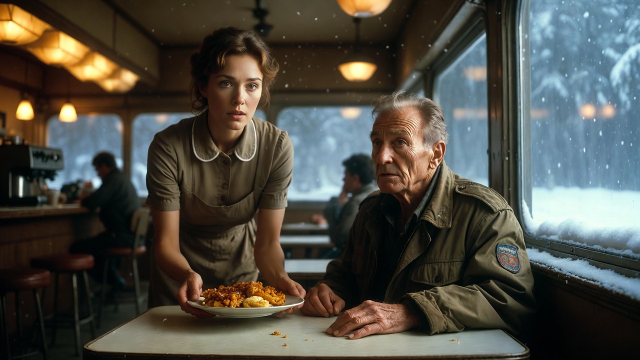 The Old Firefighter Ate Alone Every Friday — Until the Waitress Revealed the Truth