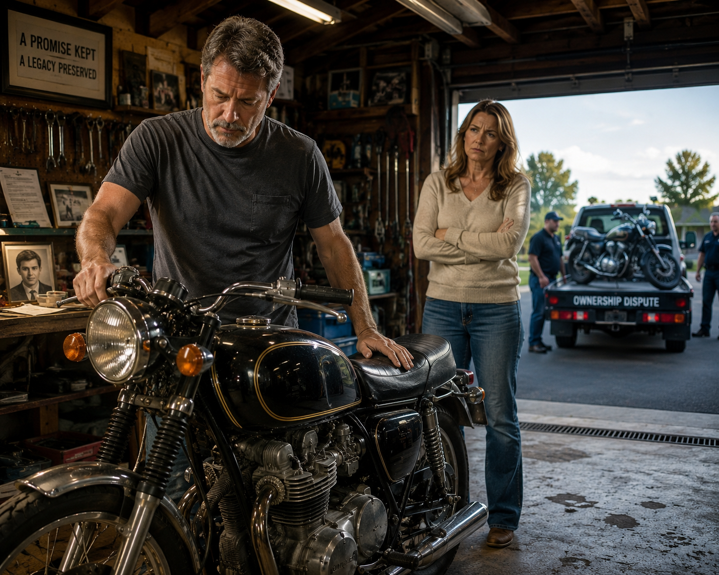 My Wife Sold My Late Father’s Motorcycle Without Telling Me — What Happened Next Changed Everything