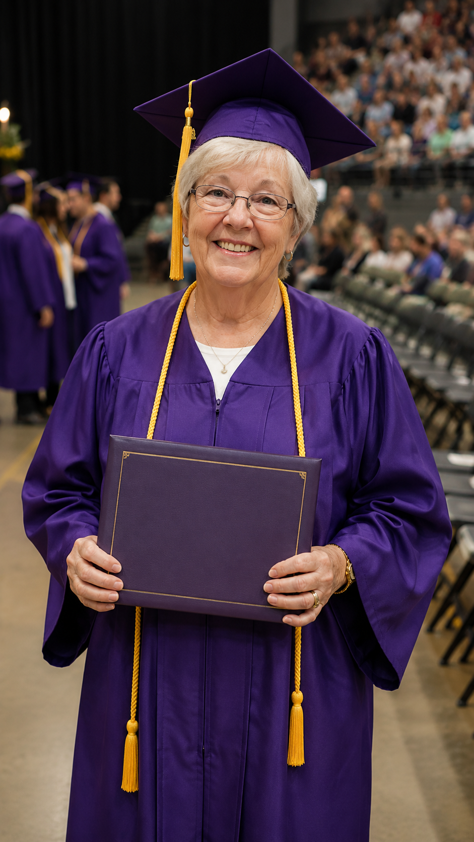 My Family Didn’t Come to My College Graduation Because They Were Embarrassed by My Age – Then a Professor Brought Me Onto the Stage and What He Did Made My Knees Tremble