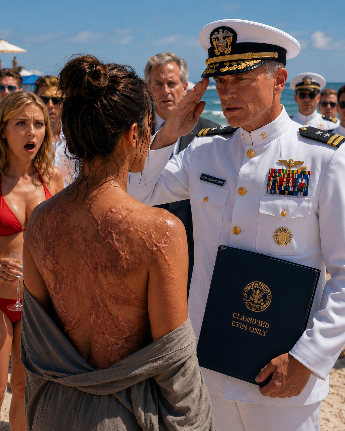 Full story: My sister ripped my shirt open on a luxury beach in front of Navy officers and laughed at the scars covering my back