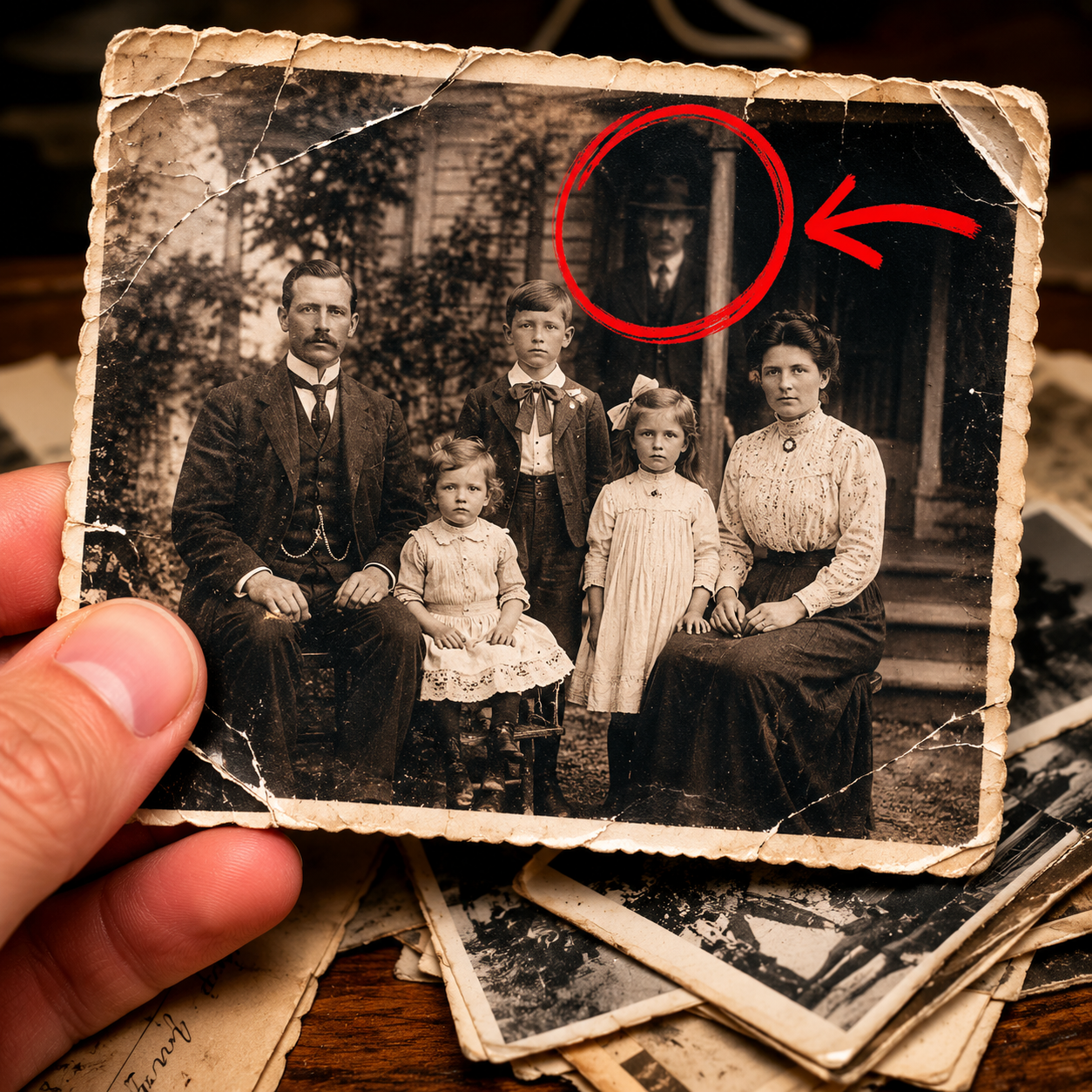 The Stranger in the Family Photo