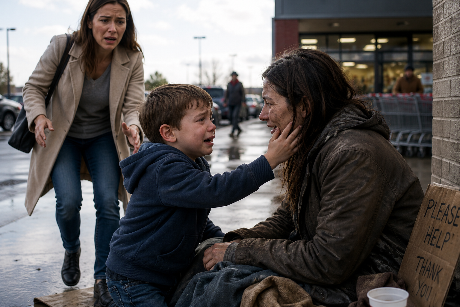 The Little Boy Called a Homeless Woman “Mommy”