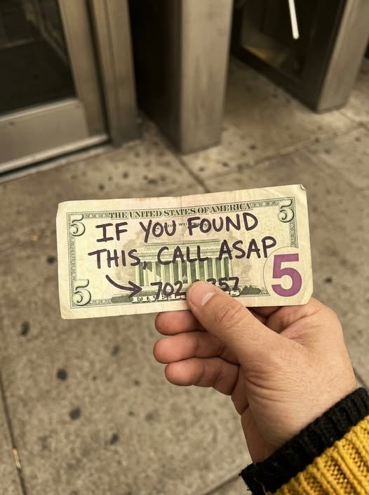 I Found a Phone Number on a $5 Bill I Got as Change – I Called It, and What the Voice on the Other End Said Made My Blood Run Cold