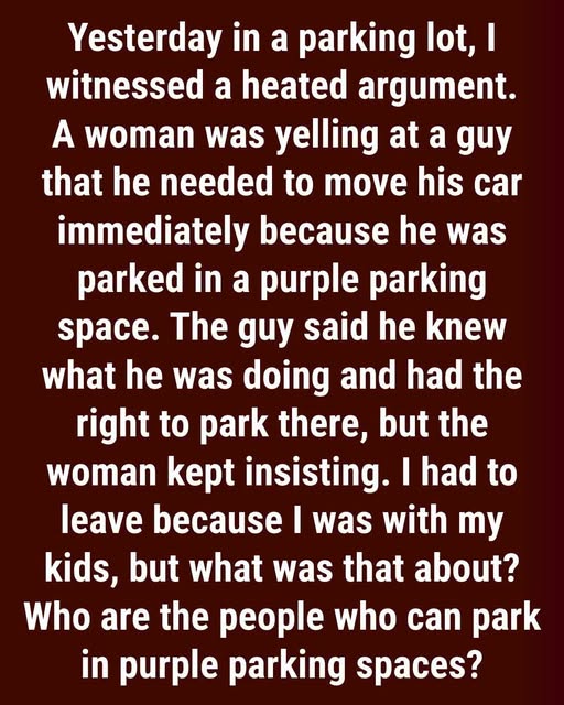 Why Some Parking Spaces Are Painted Purple—and Why You Should Think Twice Before Using One