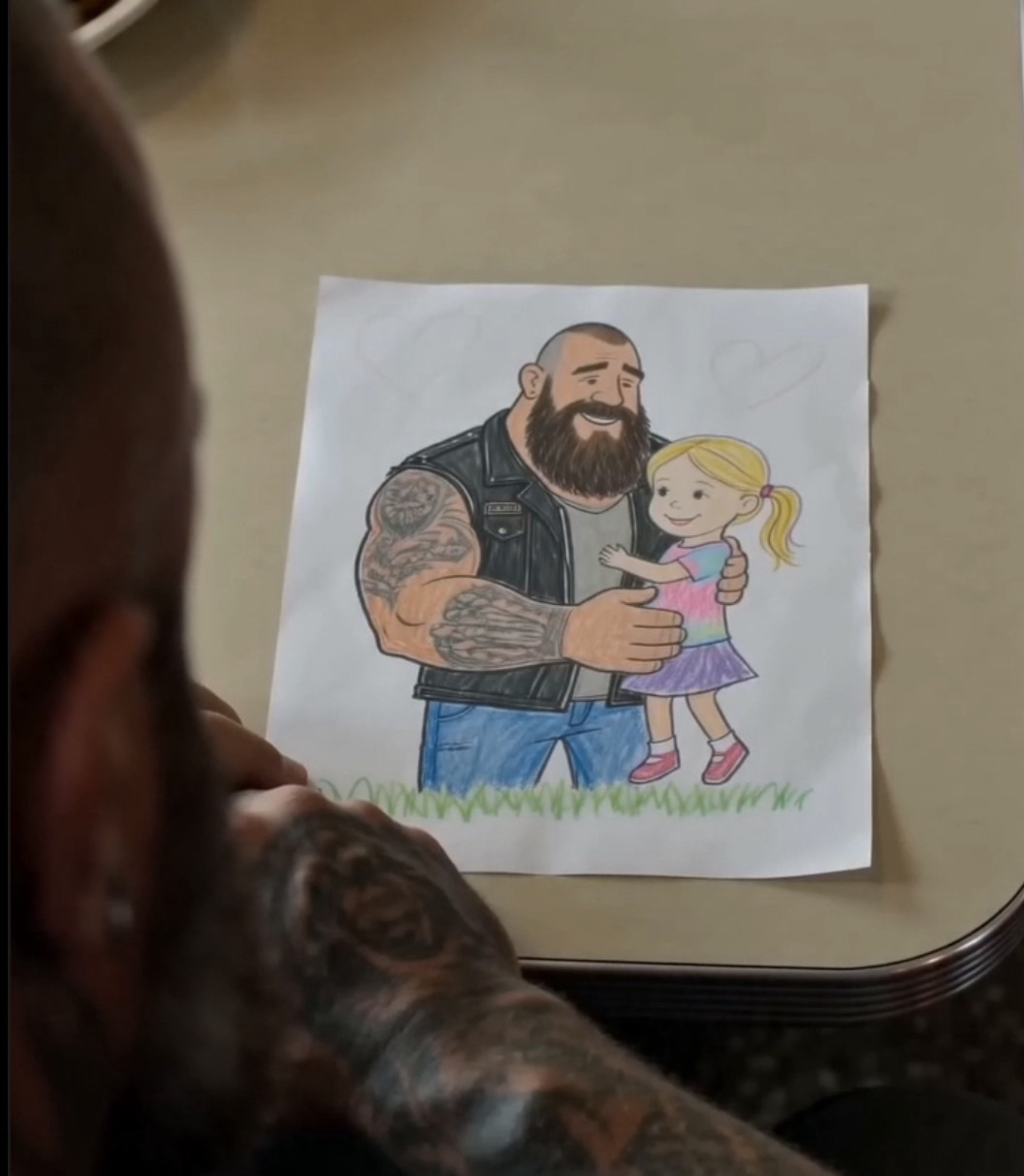 The Little Girl and the Tattooed Giant