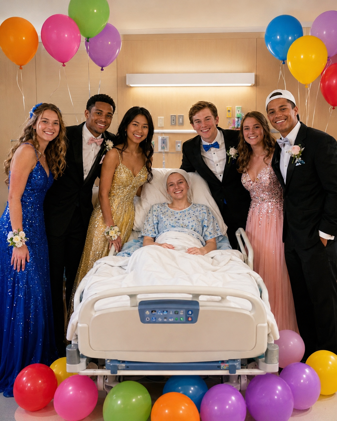 My Daughter’s Classmates Held Prom in Her Hospital Room Because She Couldn’t Attend Due to Her Illness – Then One of Them Handed Me an Envelope and Said, ‘Here’s the Real Reason We’re Here’