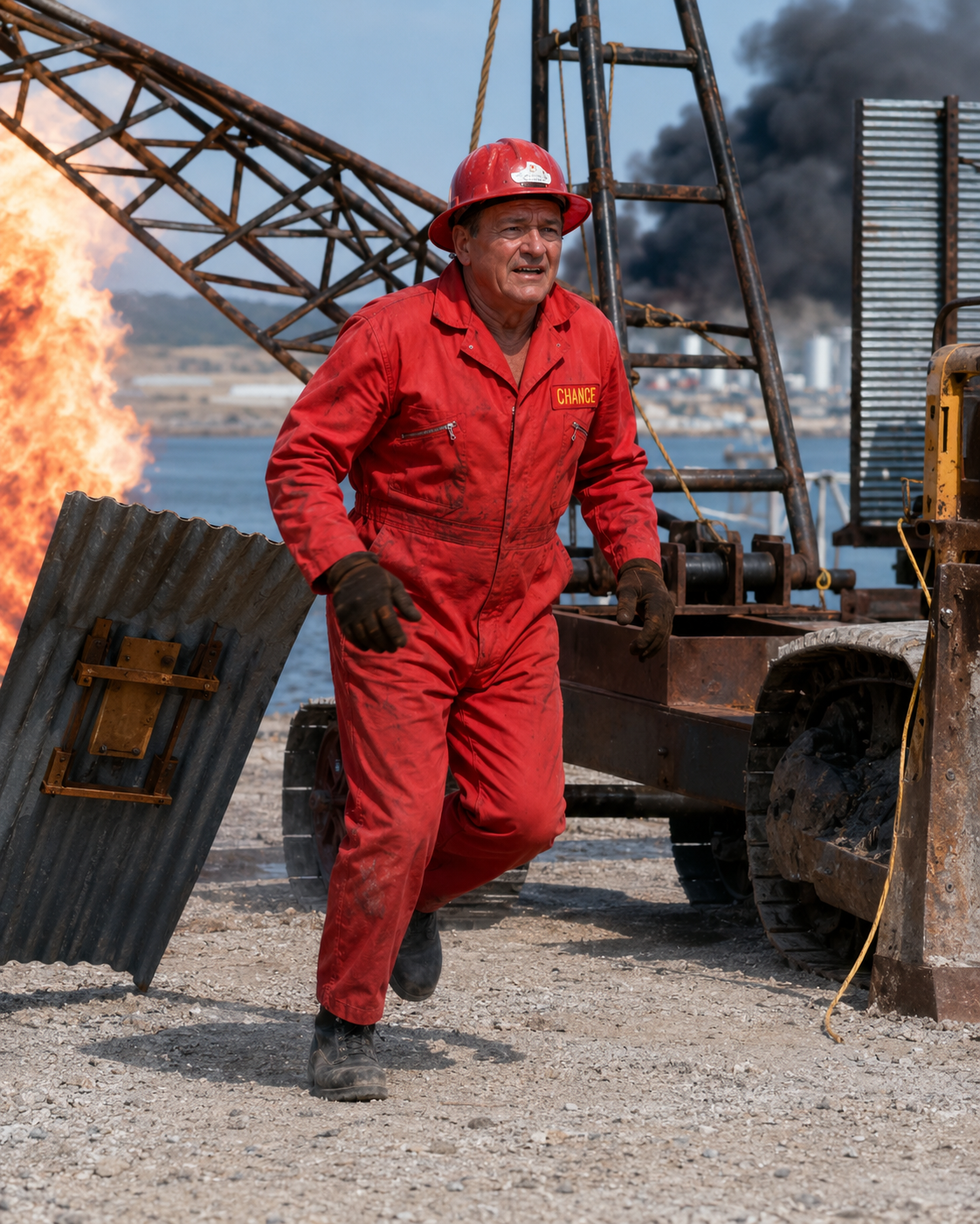  John Wayne Nearly Crushed to Death by a Truck on the Set of Hellfighters!