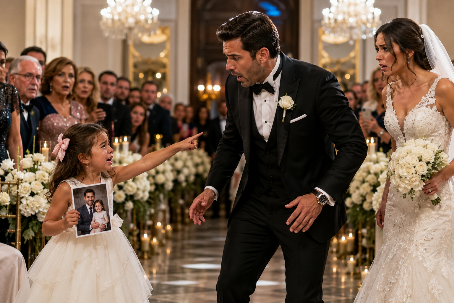 The Little Girl Who Stopped the Billionaire’s Wedding