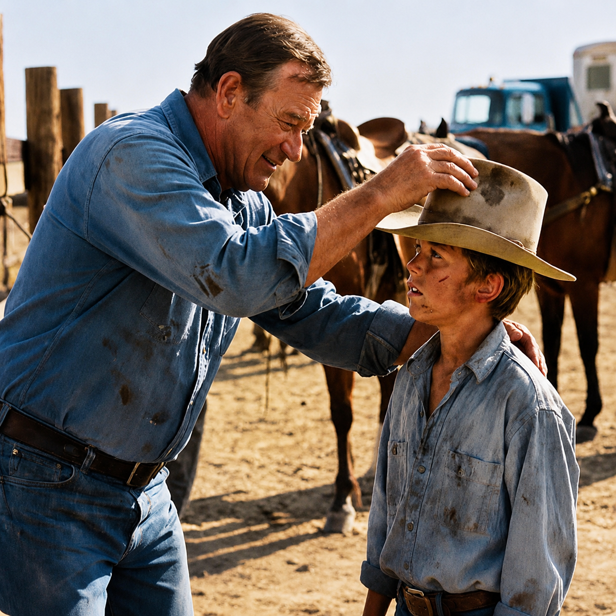 John Wayne’s Quiet Lesson That Changed a Young Cowboy Forever