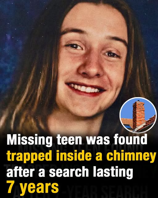 Missing teen found trapped inside chimney after 7-year search