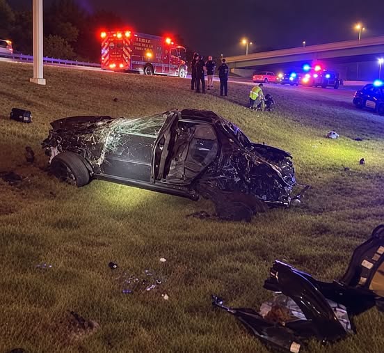 A serious accident occurred a few minutes ago on the Sa